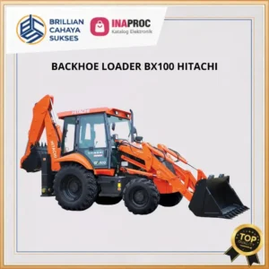 Vendor backhoe loader Hitachi BX100 terpercaya di Indonesia untuk kebutuhan pengadaan pemerintah dan proyek konstruksi