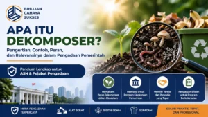 Ilustrasi apa itu dekomposer dalam ekosistem dan pengadaan pemerintah