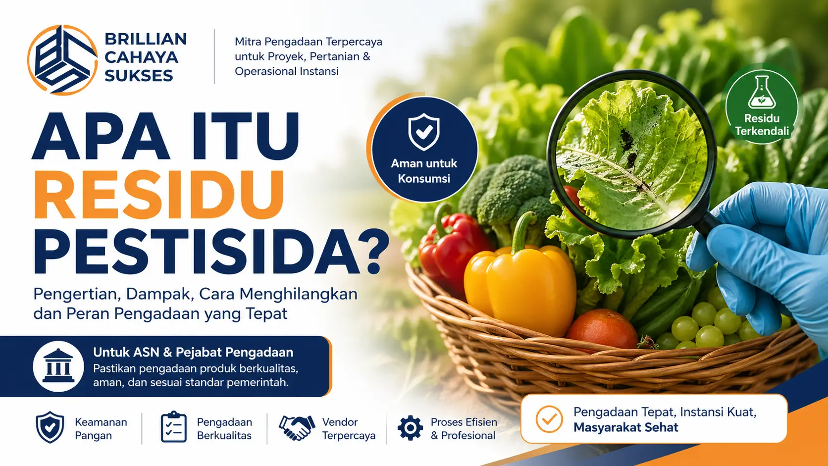 Apa itu residu pestisida pada sayuran dan buah untuk keamanan pangan