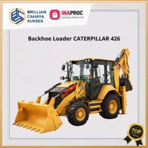 Harga backhoe loader bagi pemerintah Caterpillar 426 dari Brilian Cahaya Sukses untuk pengadaan alat berat