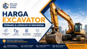 Harga excavator terbaru di Indonesia untuk pengadaan pemerintah