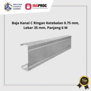 Baja kanal C ringan untuk rangka spandek baja ringan proyek konstruksi