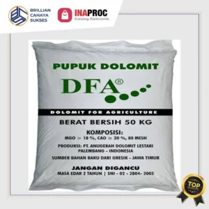 Kandungan dolomit dalam pupuk pertanian DFA 50 kg berkualitas