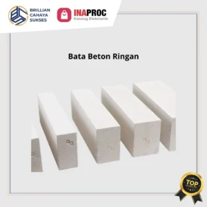 Gambar bata beton ringan menunjukkan kelebihan bata ringan dari Brilian Cahaya Sukses untuk proyek pemerintah dan perumahan modern.