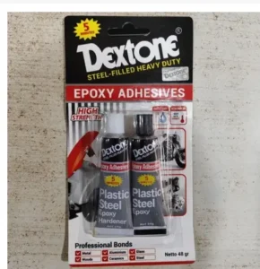 Lem besi Dextone epoxy steel adhesive untuk logam dan baja