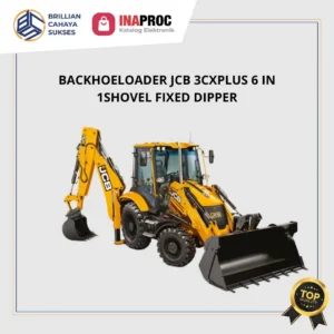 Perlengkapan loader backhoe JCB 3CX Plus untuk proyek pemerintah