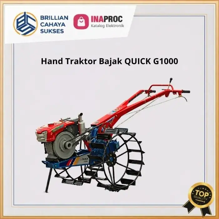 4 Jenis Traktor Modern Untuk Pertanian traktor tangan bajak QUICK G1000