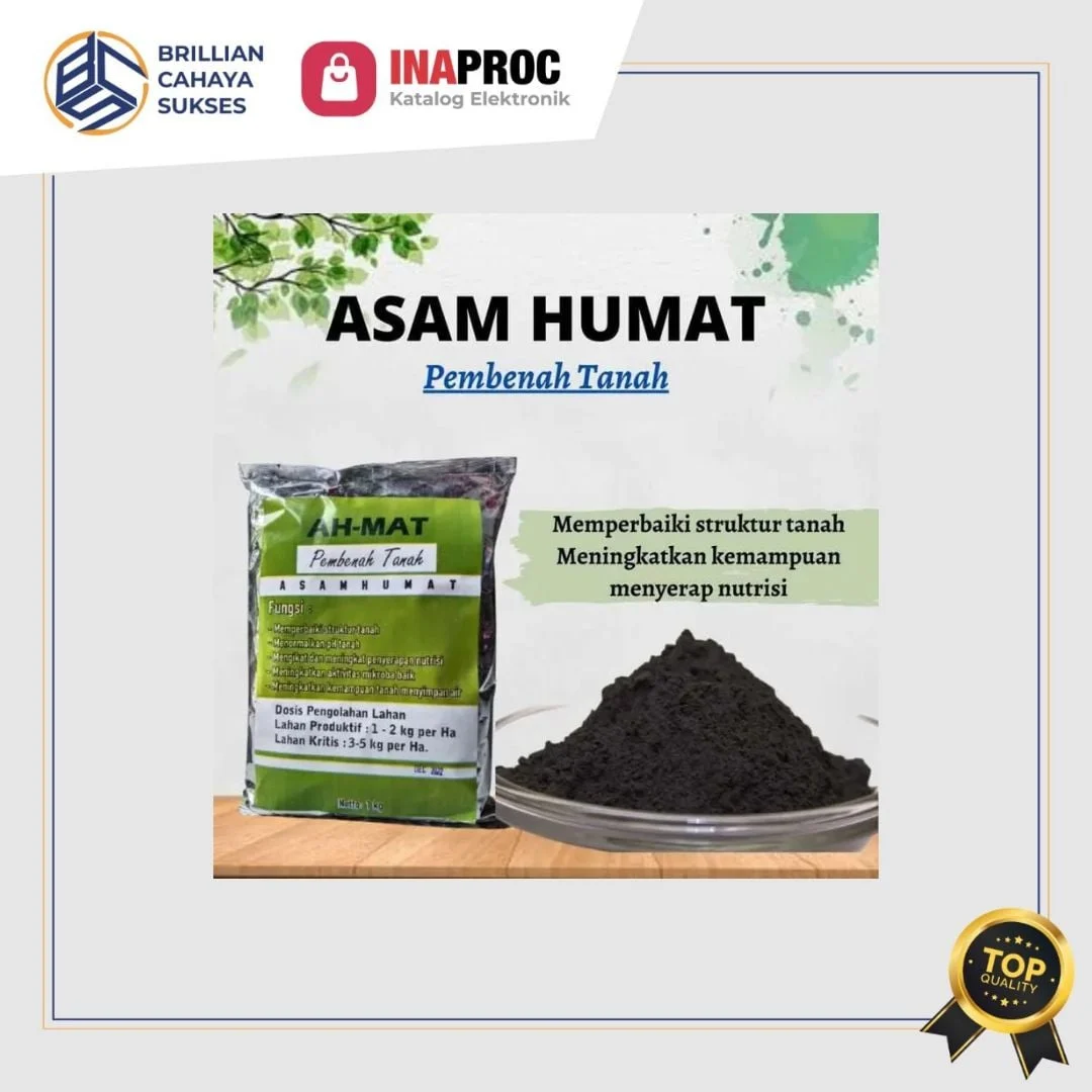 Cara pemakaian pupuk humat asam humat untuk membantu memperbaiki struktur tanah dan meningkatkan penyerapan nutrisi tanaman