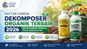 Harga dekomposer organik terbaik untuk kompos