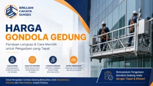 Harga gondola gedung untuk pengadaan proyek dengan panduan memilih vendor terpercaya Brilian Cahaya Sukses