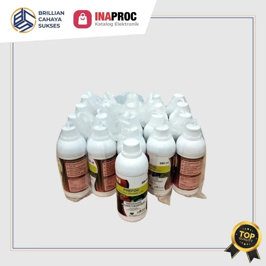 Harga pestisida alami organik Phefoc 500 ml untuk perlindungan tanaman pertanian