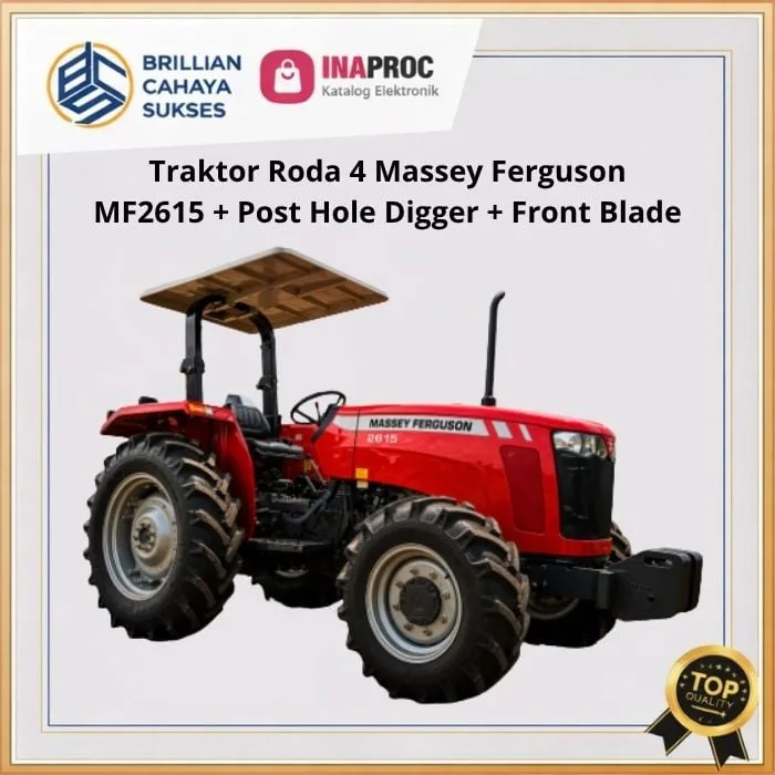 Harga Traktor Sawah Terbaru Massey Ferguson MF2615 Front Blade