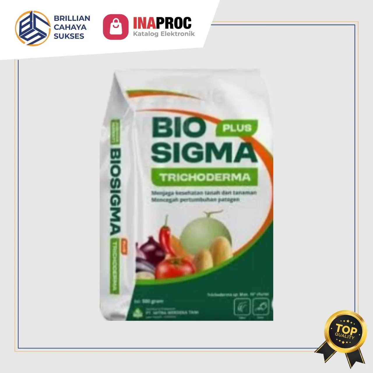 Produk Bio Sigma Trichoderma untuk mendukung manfaat humat untuk tanaman dan menjaga kesuburan tanah