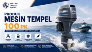 Produk mesin tempel 100 PK untuk kapal operasional