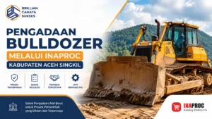 Pengadaan Inaproc Kabupaten Aceh Singkil untuk kebutuhan alat berat pemerintah