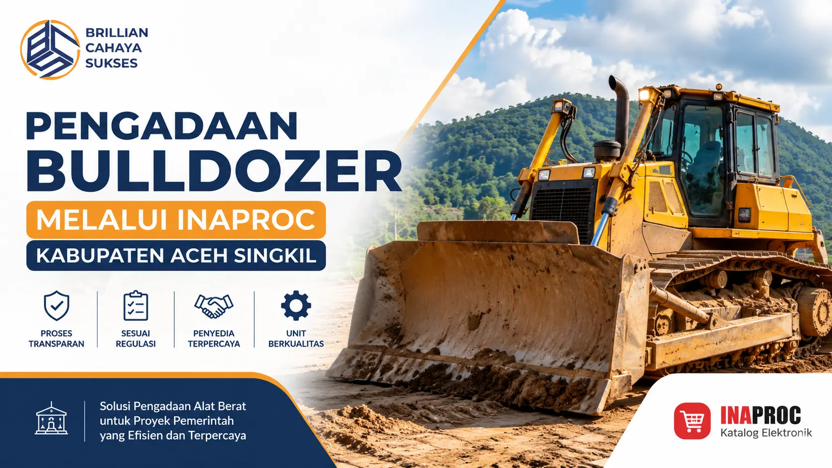 Pengadaan Inaproc Kabupaten Aceh Singkil untuk kebutuhan alat berat pemerintah