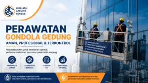 Perawatan gondola gedung profesional untuk memastikan keamanan dan kinerja optimal