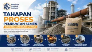 Proses Pembuatan Semen dari bahan baku utama untuk kebutuhan konstruksi dan pengadaan INAPROC