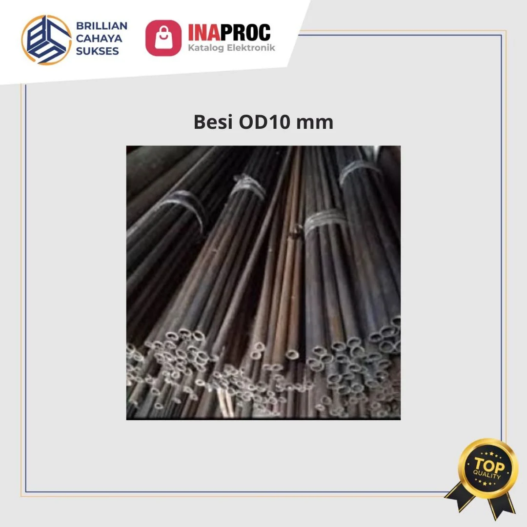 Besi OD 10 mm dari toko besi di Tangerang untuk kebutuhan konstruksi dan proyek