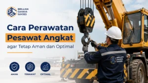 Ilustrasi Gambar Cara Perawatan Pesawat Angkat agar Tetap Aman dan Optimal