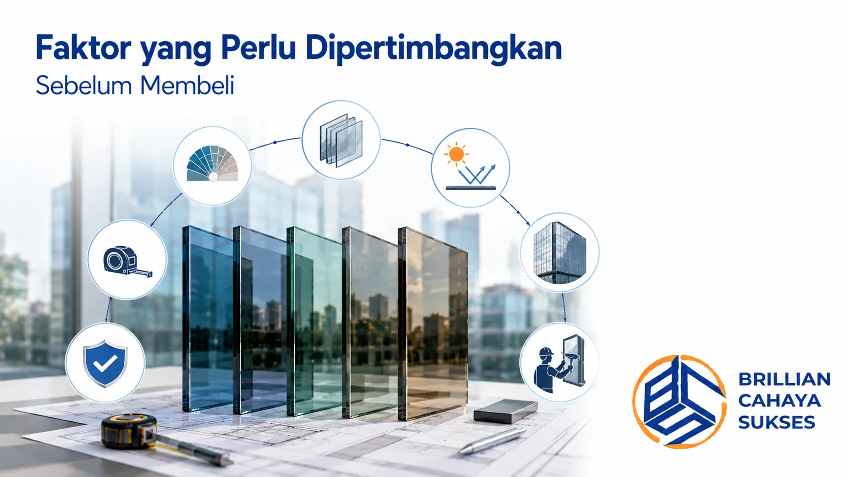 Pemilihan kaca reflektif anti panas untuk proyek fasad bangunan komersial