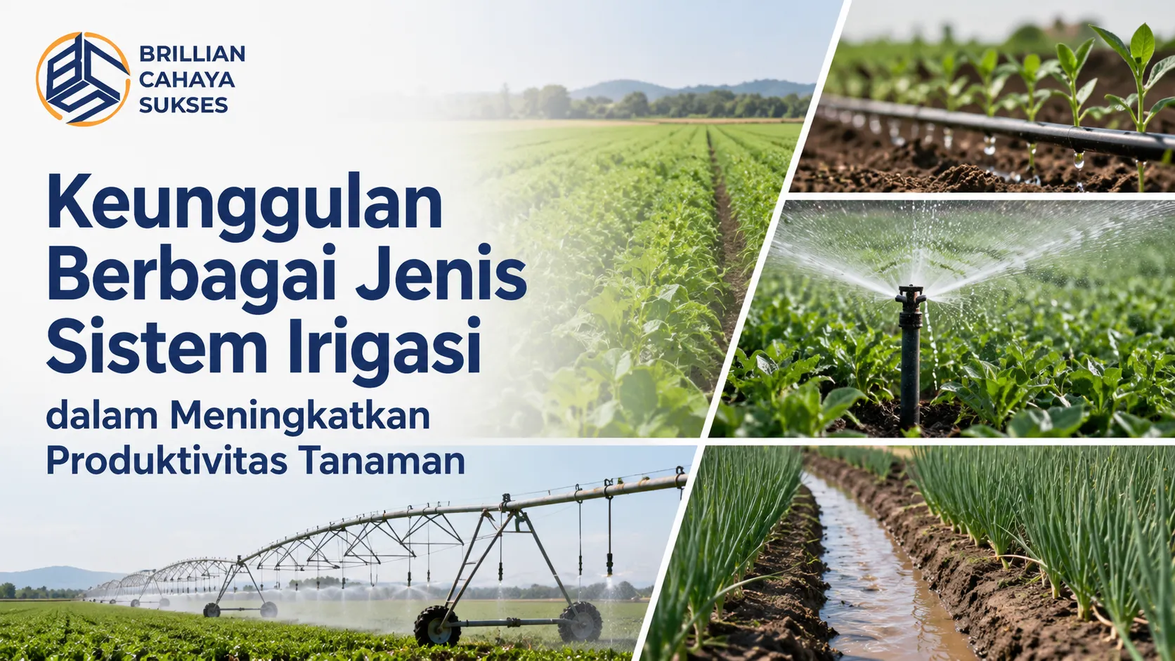 Keunggulan Berbagai Jenis Sistem Irigasi dalam Meningkatkan Produktivitas Tanaman