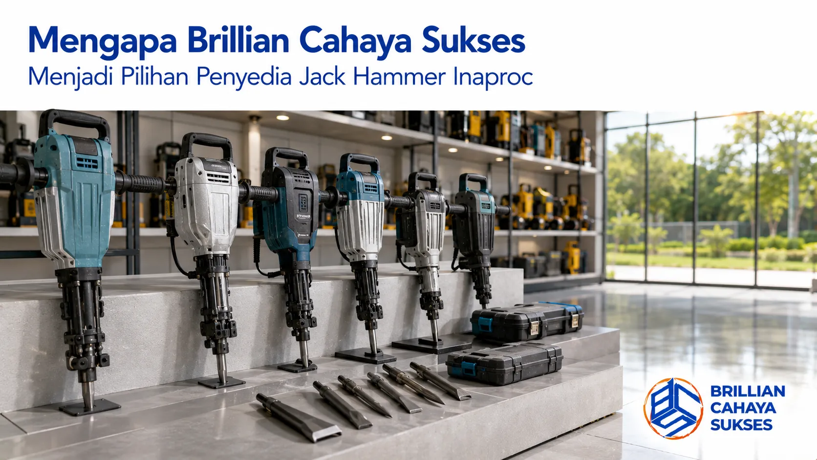 Jack hammer berkualitas untuk kebutuhan pengadaan proyek konstruksi melalui Inaproc.