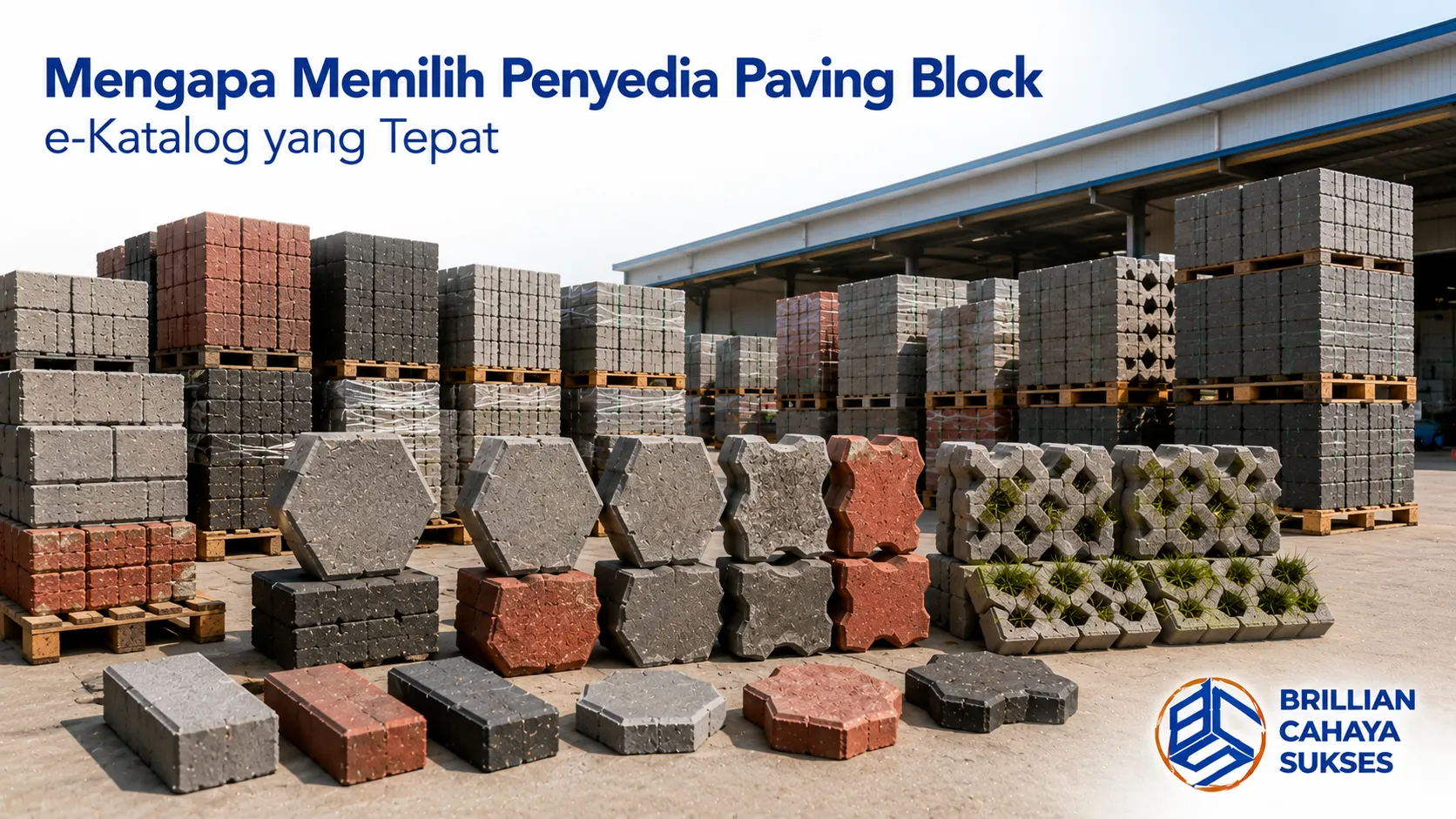 Berbagai produk paving block berkualitas untuk mendukung proyek konstruksi dan infrastruktur.