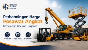 Ilustrasi Gambar Perbandingan Harga Pesawat Angkat Berdasarkan Tipe dan Fungsinya
