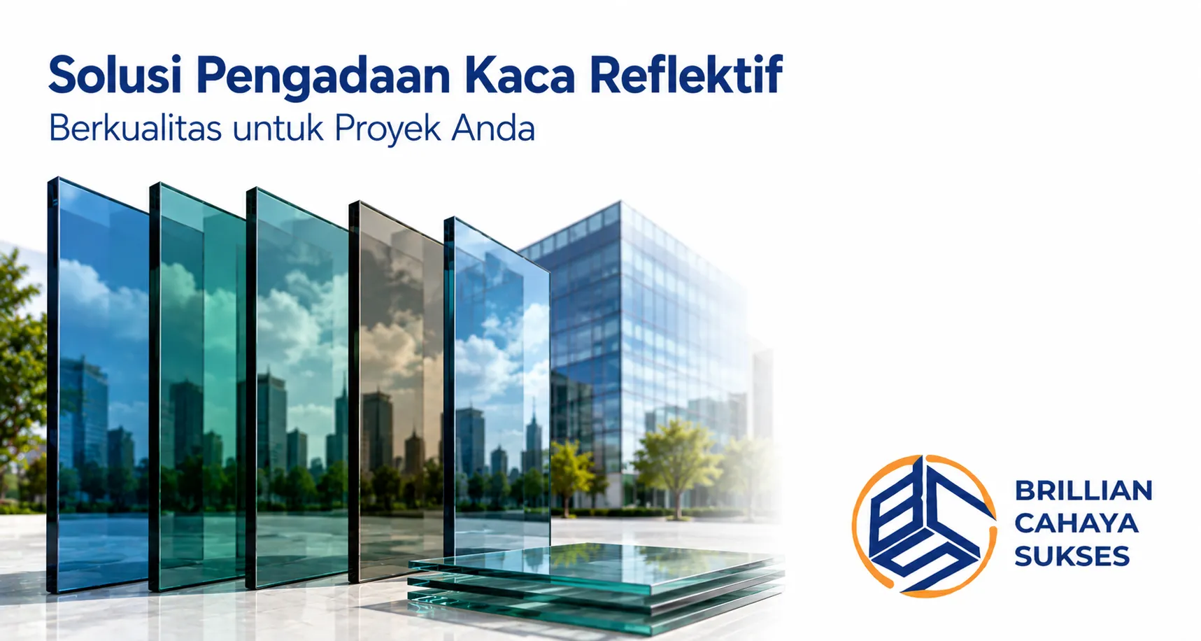 Solusi pengadaan kaca reflektif berkualitas untuk berbagai proyek bangunan dengan pilihan material premium yang mendukung efisiensi energi dan tampilan modern.