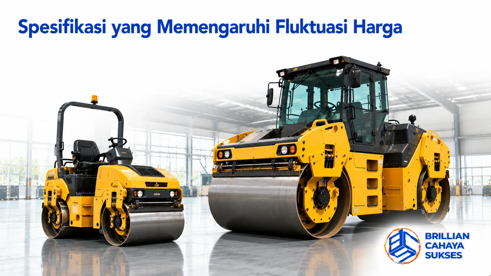 Perbandingan spesifikasi tandem roller berdasarkan kapasitas dan ukuran untuk kebutuhan proyek pengaspalan.