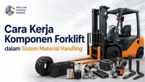 Cara Kerja Komponen Forklift dalam Sistem Material Handling untuk operasional gudang dan industri