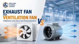 Exhaust Fan dan Ventilation Fan untuk sistem ventilasi bangunan dengan sirkulasi udara yang efisien