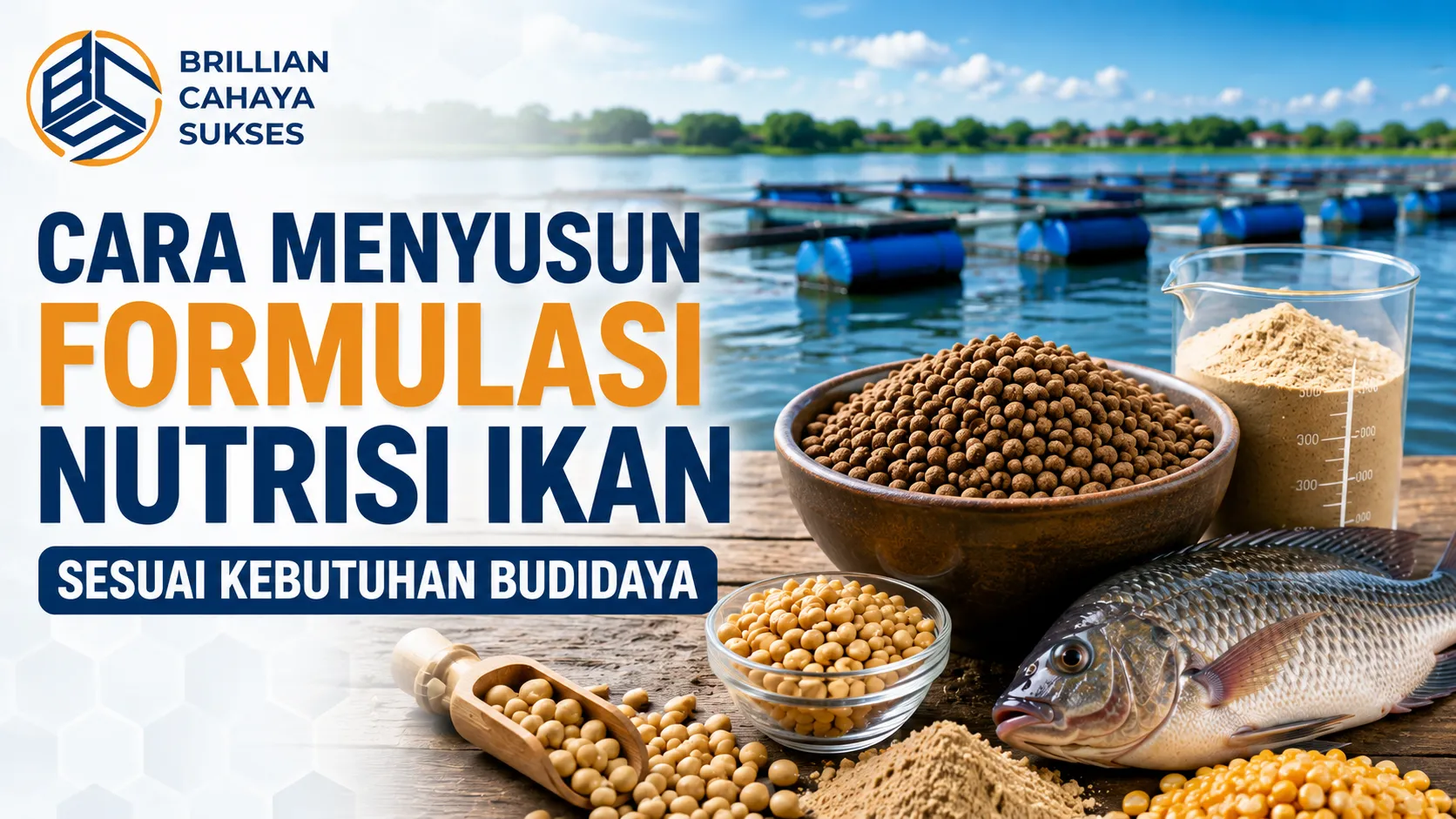 Formulasi Nutrisi Ikan sesuai kebutuhan budidaya untuk meningkatkan pertumbuhan ikan dan efisiensi pakan