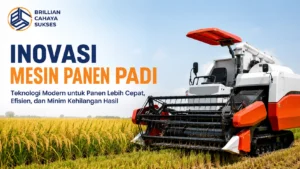 Inovasi Mesin Panen Padi modern dengan teknologi combine harvester untuk panen lebih cepat dan efisien.