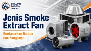 Jenis Smoke Extract Fan berdasarkan bentuk dan fungsi untuk kebutuhan ventilasi asap