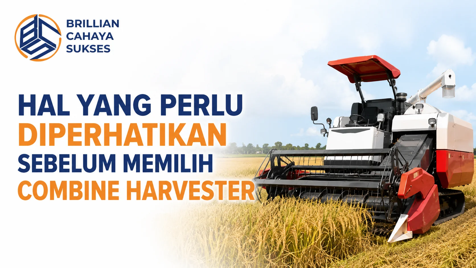 Penyedia Combine Harvester Inaproc untuk kebutuhan mesin panen padi