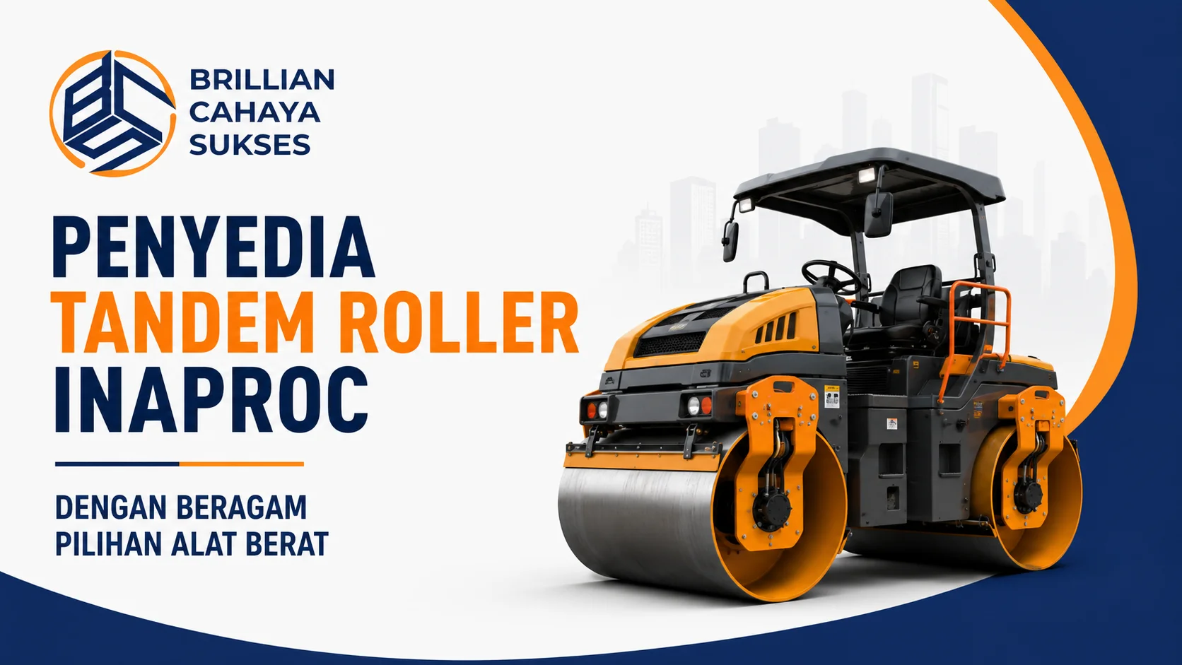 Penyedia Tandem Roller Inaproc dengan Beragam Pilihan Alat Berat