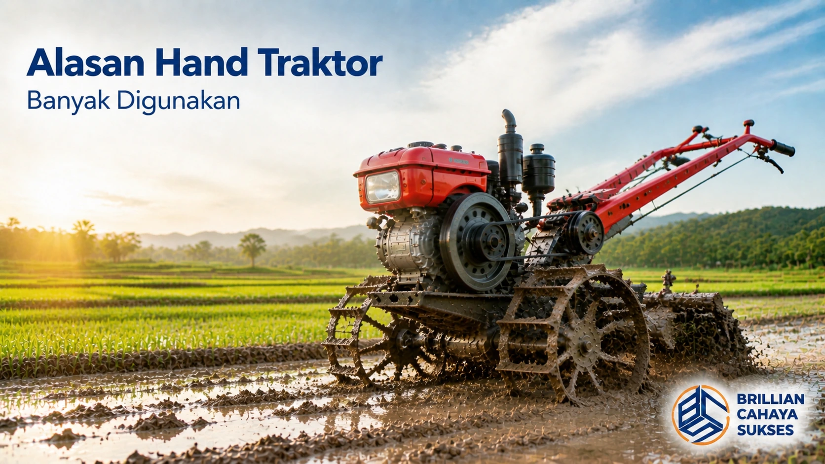 Hand traktor menjadi alat pertanian populer untuk meningkatkan efisiensi pengolahan tanah.