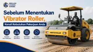 Jual Alat Berat INAPROC vibrator roller untuk kebutuhan pemadatan