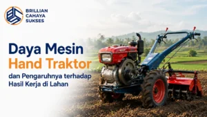 Daya mesin Hand Traktor dalam Katalog Alat Berat INAPROC untuk mendukung hasil kerja di lahan