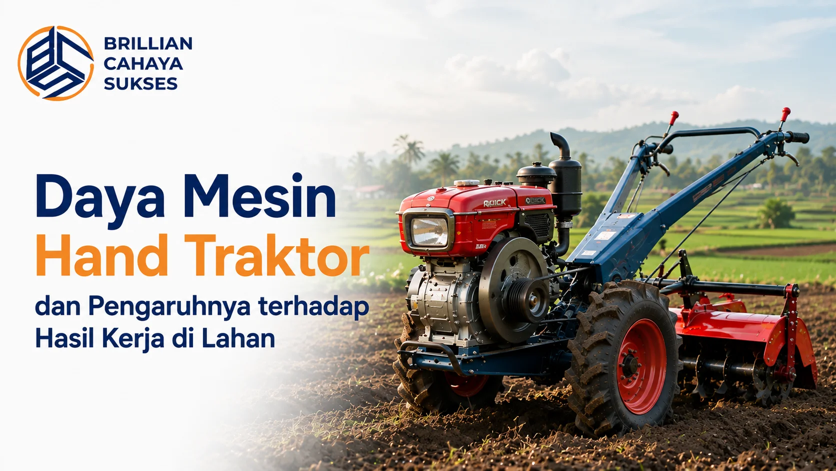 Daya mesin Hand Traktor dalam Katalog Alat Berat INAPROC untuk mendukung hasil kerja di lahan