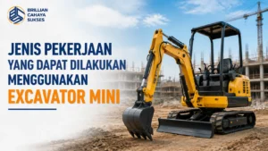 Katalog Mesin Konstruksi Inaproc untuk jenis pekerjaan menggunakan excavator mini