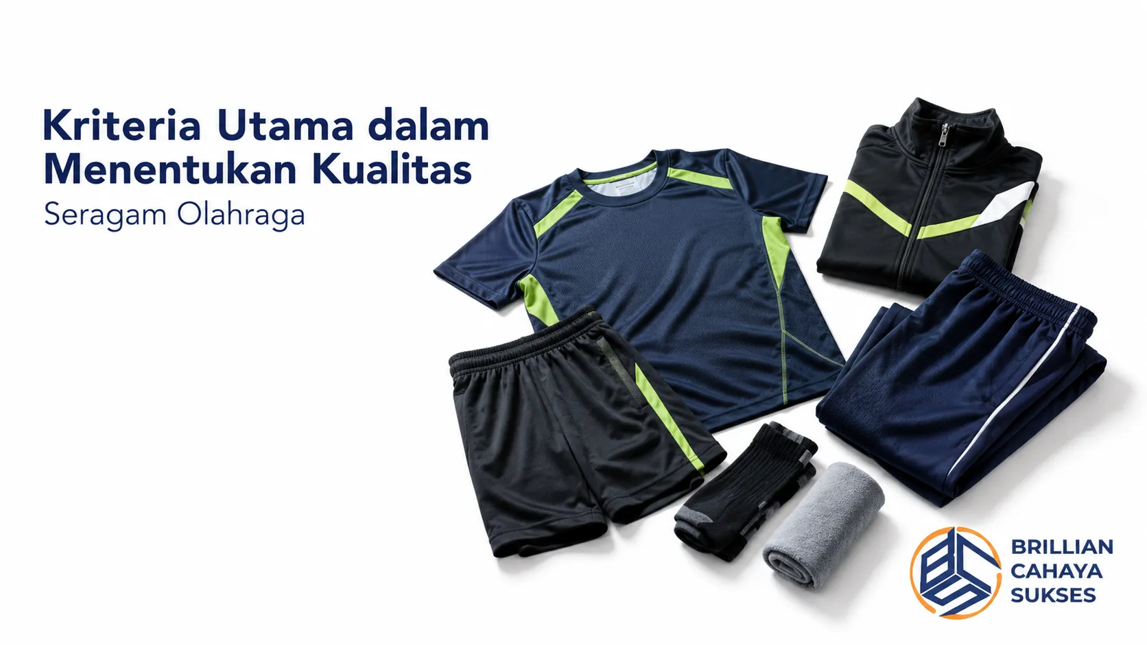 Seragam olahraga berkualitas dengan bahan nyaman dan jahitan rapi untuk mendukung aktivitas olahraga.