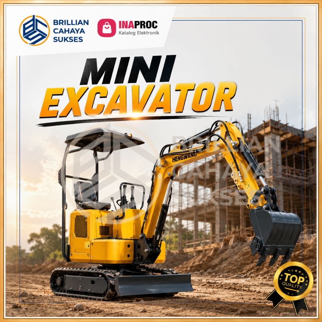 excavator mini dan backhoe loader untuk proyek konstruksi jalan pemerintah