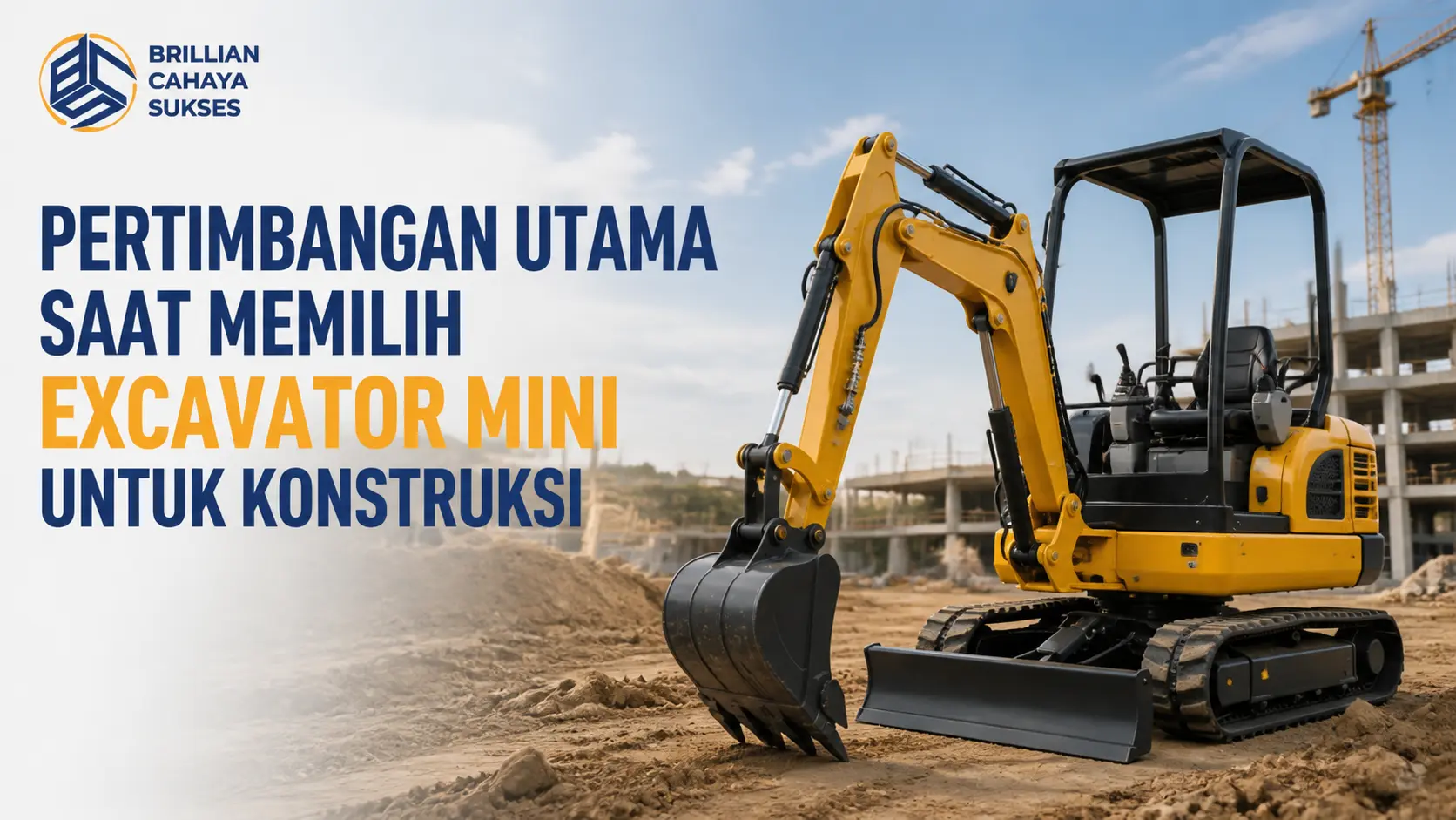 Produk Alat Berat TKDN 82% untuk pertimbangan memilih excavator mini konstruksi
