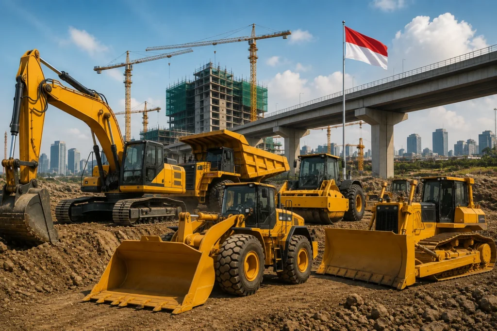 bulldozer crawler dozer dengan blade lebar untuk land clearing proyek pemerintah