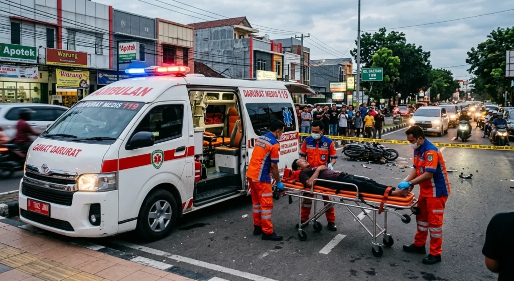 ambulans untuk pelayanan darurat medis