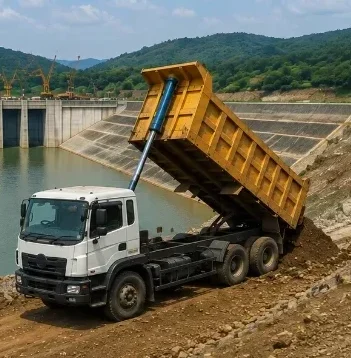 dump truck untuk proyek bendungan dan irigasi