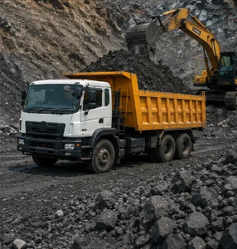 dump truck untuk pertambangan dan galian proyek